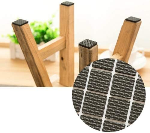 Kingdow Floor Protector Anti-slip Soft Rubber Pads,88pack Heavy Duty Foam Protectors for Use on Sofas, Chairs, Stools, Tables