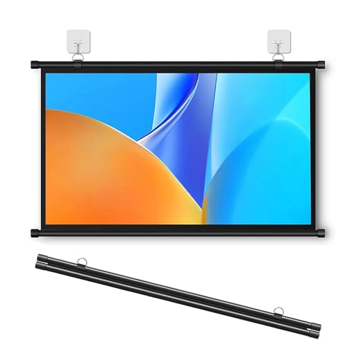 Pantalla Manual Retráctil para Proyector 72 pulgadas