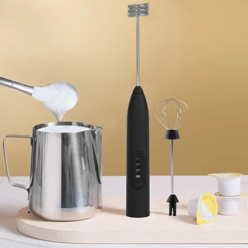 Image of zedx Rechargeable Milk Frother & Coffee Whisker with Dual Spring Tech |Coffee Frother Electric Blender Mixer |Hand Blender |Coffee Maker and Beater Electric(Multi) (Style2)