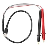 URPIZY Zubehör für YR1035+ Batteriewiderstandsmessgerät, Testständer oder Messspitzen, Kelvin-Klemmen, für YR1030+, Prüfvorrichtung für Rundzellen