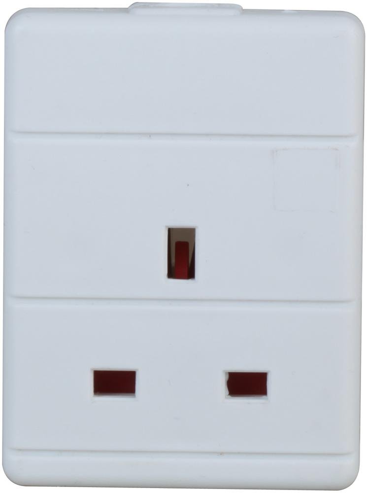 Pro Elec White 1 Gang Extension Socket - Economy,