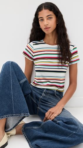 LE BOP Women's Eloise Striped Tee2