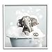 Stupell Industries Elephant Bubble Bath Framed Giclee Art by Lazar Studio