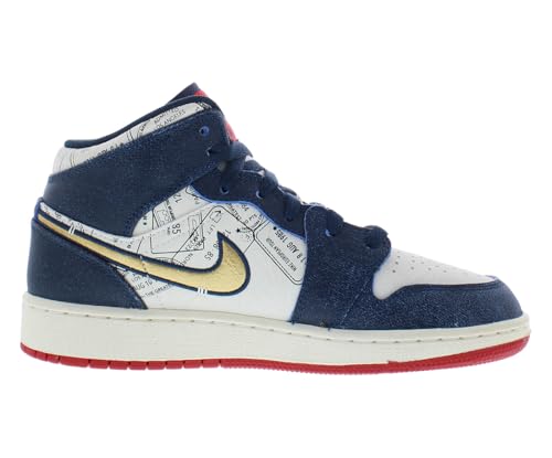 Image of Nike Boys' Air Jordan 1 Mid GS Sneakers
