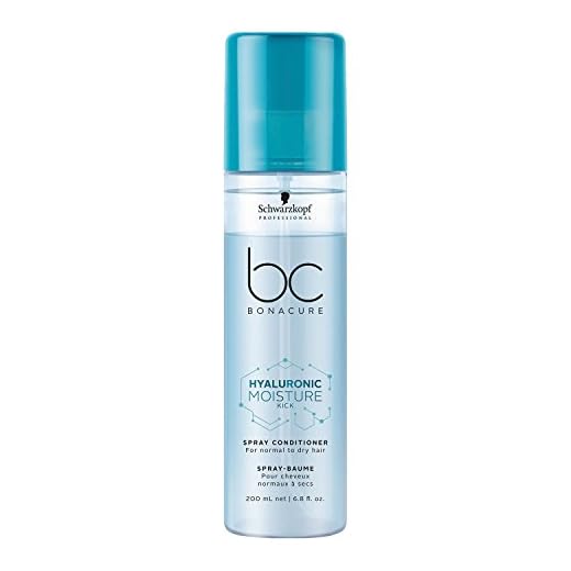 Schwarzkopf Professional BONACURE Hyaluronic Moisture Kick Spray Conditioner, 200 ml Banane