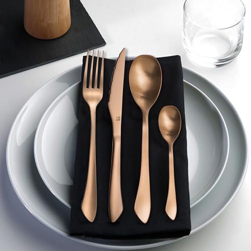 Couverts de table Amefa Instinct en acier de haute qualité et finition PVD cuivre - 7