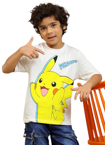 T-shirt Pokémon Pikachu idéal pour l'école et les loisirs des garçons