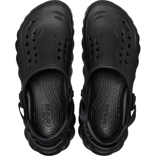 Crocs Sabots Echo unisexes, Noir, 8 UK Men/ 9 UK Women (M9W11)