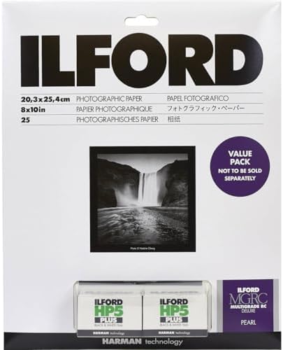 Ilford Multigrade V RC Deluxe Pearl Paper, 2x HP5 Plus 35mm Roll, 25 Sheets image 3
