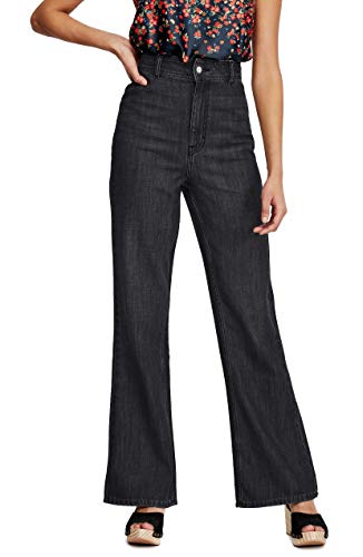 Jeans Flared Mindy Free People Noir 31 Idéal pour Style Bohème Chic Urbain
