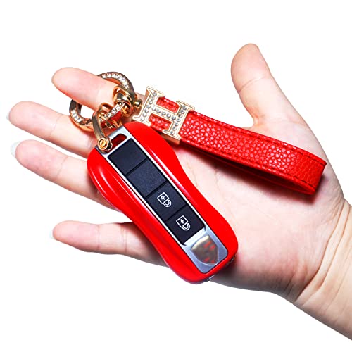 Mini Stun Gun With Led Flashlight And Wrist Strap – Unique Key Fob Design (Red) #TOP5
