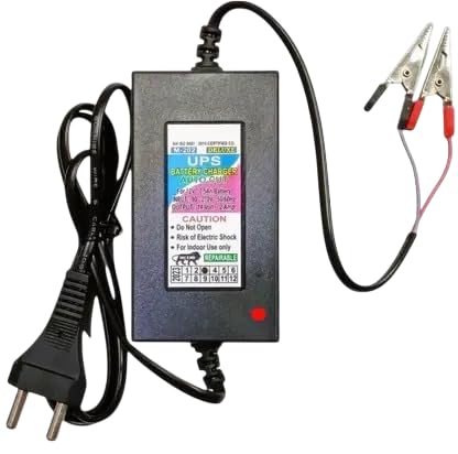 12 Volt UPS Battery Charger 14 Volt 2 Amp Bike SMPS Power Supply AC DC Adaptor for AMF Panel Tubular, Inverter, Bike, Truck, Ups, Car, Acid Sealed Battery, Car (Black)-image-20