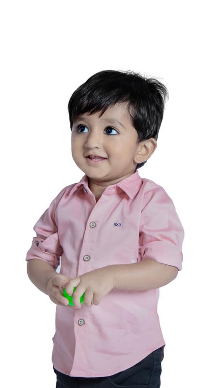 RX3 Baby Boy’s Fabric Shirt/Kids Shirt/Casual Cotton Shirt for Kids/Slim Fit – Long Sleeve