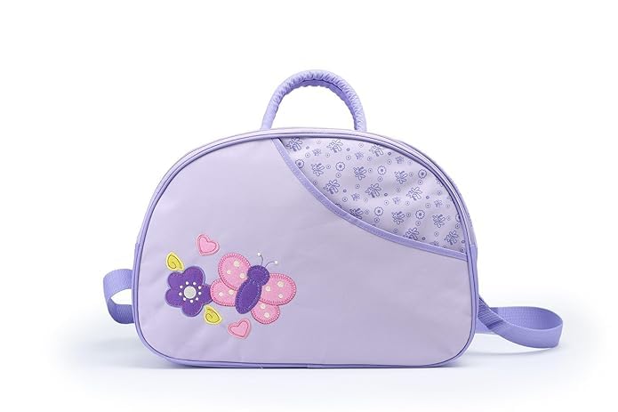Alya The Cheeky Kidzz New Born Baby Multifunctional Diaper Nappy Changing Mother Maternity Multi Compartment Handbag Shoulder Dark Purple Tote Bag (Assorted Prints (DESIGN 1)-image-2