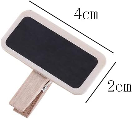 Miniatura 2 de 10 clips de pizarra de madera, clips de letrero de tablero de mensajes borrables, clips de pizarra de madera, clips de pizarra de madera para tomar