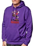 Camisetas EGB Sudadera Capucha Adulto/Niño Olivia - Popeye Ochenteras 80´s Retro Comic Tallas Especiales (Morado, 3XL)