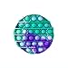 PAIDE P Fidget Toy Pop it .Giocattoli Antistress, Push Pop Bubble Sensoriale. Rilassante, autismo, allevia l'ansia. Bambini e Adulti. (Cerchio Verde-Viola)