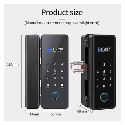 Serrure biométrique TTLOCK à empreinte digitale et badge RFID 13,56 MHz