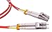 2 Meter Multimode Duplex Fiber Optic Cable (62.5/125) - LC to LC - Orange