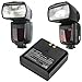 LIONX Battery Replacement for Strobe Flashpoint Li-on Flash VB-18 Li-on R2 TTL GODOX V860II V860 V850 Flashpoint FPLFSMZLRB VB18 2000mAh / 22.20Wh