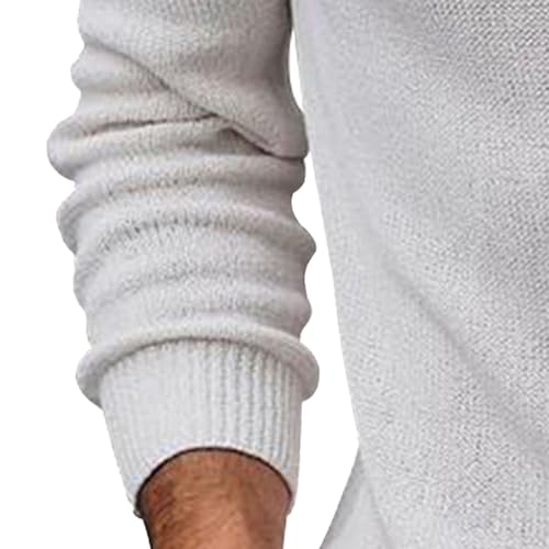 Men's Basic Crewneck Pullover Round Neck Casual Male Knit Sweaters Classic Solid Wool Knitted Sweater4
