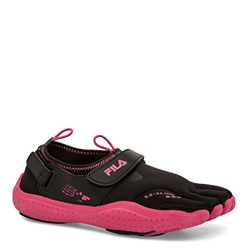 Fila Skeletoes EZ Slide Drainage Women's Shoes Minimalist Five Finger Size 7 black/