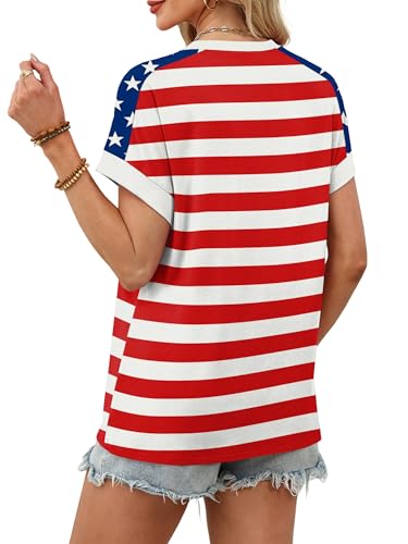 Image of WIHOLL Womens Tops Short Sleeve Shirts Summer Outfits 2026 Spring Dressy Casual Clothes Clothing