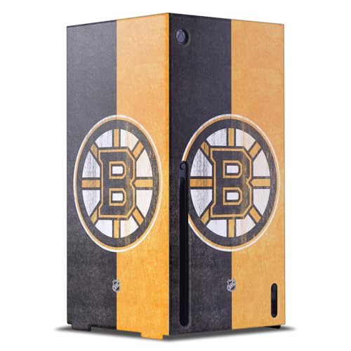 Skin Xbox Series X Boston Bruins protection vinyle amovible NHL