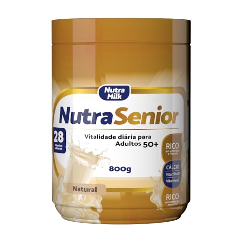 Nutra Senior Adulto 50+ Complemento Alimentar 800g - 28 Vitaminas e Minerais (Natural)