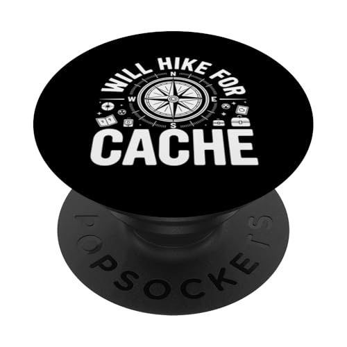 Escursionerà per il divertimento di geocaching della bussola della cache PopSockets PopGrip Adesivo