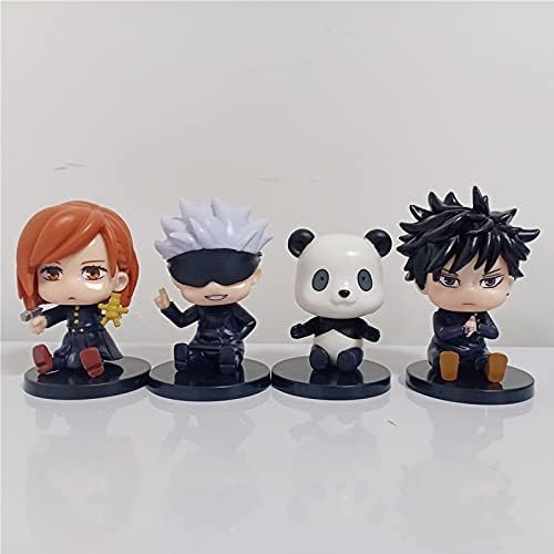 Jujutsu Kaisen Figures Set Anime Gojo Satoru Itadori Yuji Action Figures Cartoon Characters PVC Statue Collection Model Desk Decoration Gift for Kids and Fans