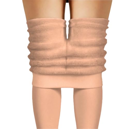 Leggins Termicos Niña Cintura Alta Elástica Leggins Niña Largos de Algodón con Forro Polar Gruesa y Cálida Mallas Termicas para Otoño e Invierno Suave y Cómoda Medias de Ballet para Niñas 2-14 Años