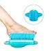 Produktbild Fußbürste Badezimmer, YLX Fußbürste Scrubber Reiniger Bad Massagegerät Unterlegscheiben für die Duschfuß (Blau)