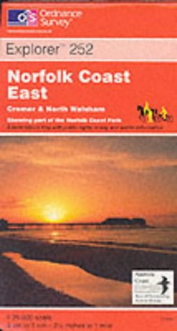 Os Map 252 Norfolk Coast East: Sheet 252 (Explorer Maps) : Ordnance Survey: Amazon ...
