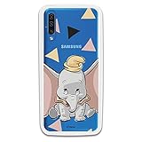 Coque pour Samsung Galaxy A70 Officielle de Dumbo Dumbo Silueta Transparente pour protégez Votre Mobile. Carcasa pour Samsung de silicona Flexible Con Licencia Officielle de Disney.
