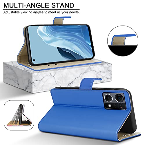 PIXFAB For Oppo Reno 7 4G Leather Phone Case, Magnetic Closure Full Protection Book Folio Design - Image 3