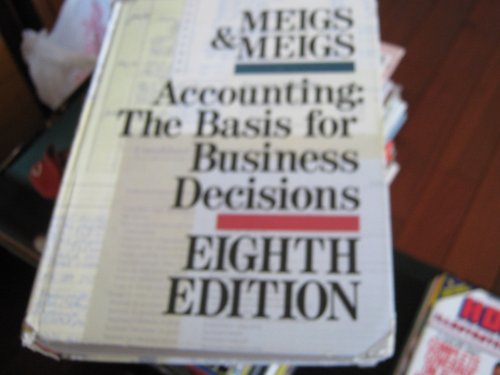 Accounting: The Basis for Business Decisions [E... 0070416893 Book Cover