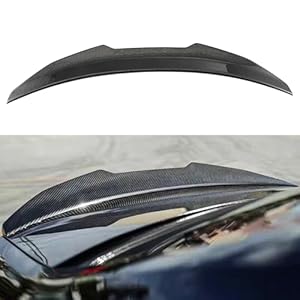 Real Carbon Fiber Rear Spoiler Wing Compatible with BMW 3 Series G20 330i 330e M340i 2019-2025, Rear Trunk Spoiler for BMW M3 G80 2021-2025