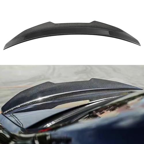 Real Carbon Fiber Rear Spoiler Wing Compatible with BMW 3 Series G20 330i 330e M340i 2019-2025, Rear Trunk Spoiler for BMW M3 G80 2021-2025