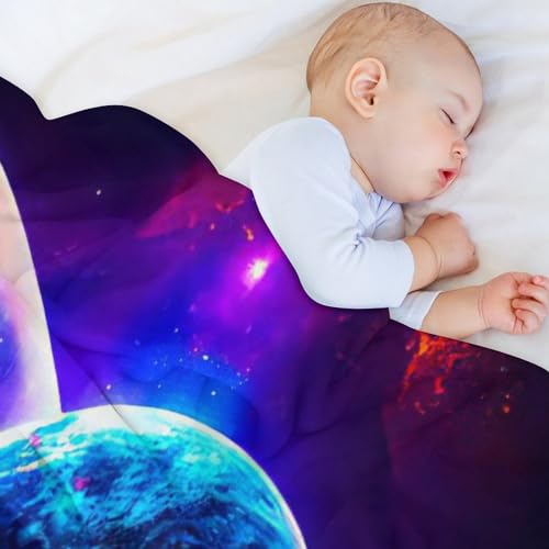 Manta para sofá Planet Sternry Sky de 180x200 cm mullida y cálida de gran tamaño 4