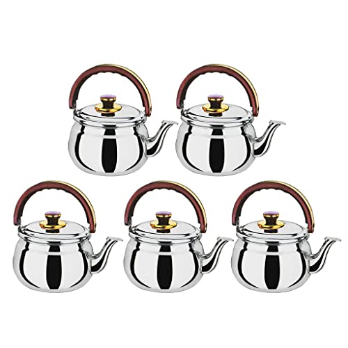BNF® 5 Pcs Whistling Kettle Set with Lid and PP Handle Stove Top Kitchenware 0.6L|Home & Garden | Kitchen, Dining & Bar | Small Kitchen Appliances