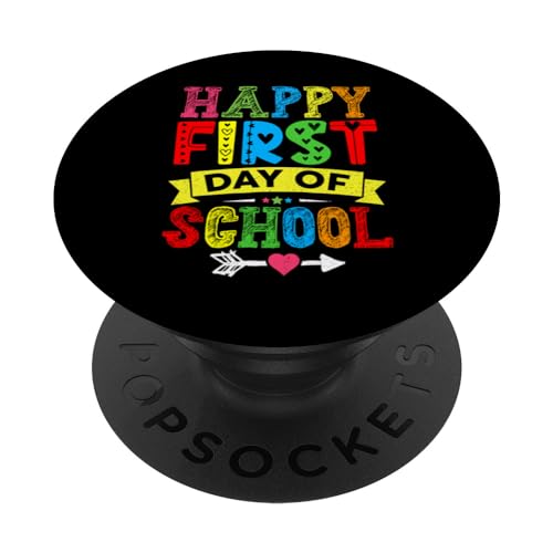 Happy First Day Of School 2024 For Kids Boys Girls - Teacher PopSockets PopGrip Intercambiabile