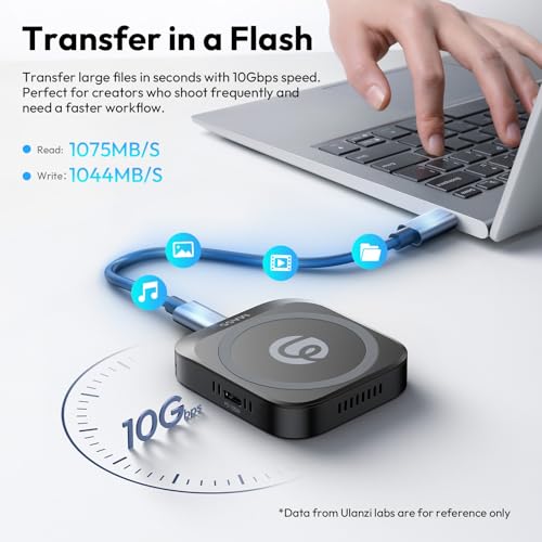 Image of ULANZI MA55 Magnetic SSD Enclosure M.2 NVMe with Magsafe