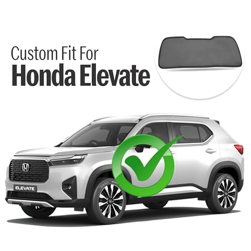 Image of Autofact Dicky Curtain for Honda Elevate | Custom Fit Rear Windshield Sunshade | UV & Heat Protection | Foldable Mesh | Privacy & Cooling Car Accessory