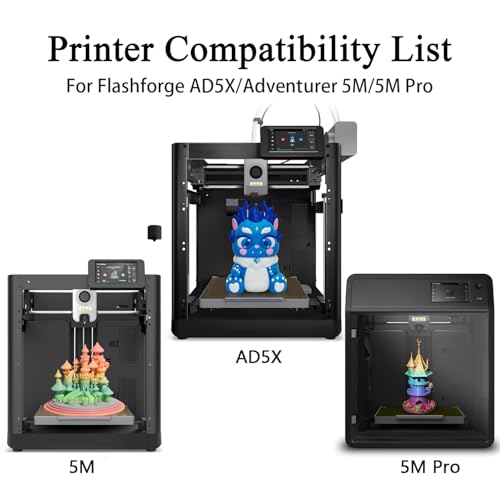 Image of HzdaDeve AD5X Build Plate with Handle for 5M /5M Pro /AD5X Textured Double-Sided Heated Bed Spring Flexible Platform Glueless Steel 3D Printer Printing