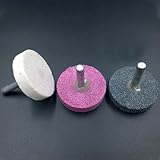 Chrom-Korund-Schleifscheibe, 5 Stück, für elektrische Mühle, Polierkopf für Reparaturen kleiner Instrumente (grau, 40 mm)