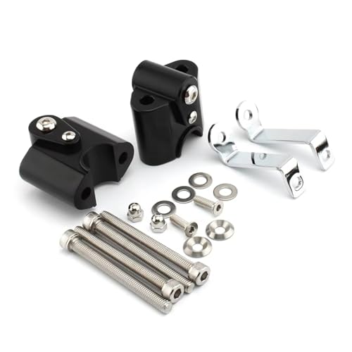 Guidon risers pour BMW R18 customisation premium de pontets en aluminium noir