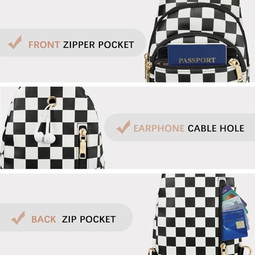 BOSTANTEN Small Sling Bag for Women Leather Crossbody Bags Fanny Pack Chest Bag for Travel by BOSTANTEN - Used condition - Image 5