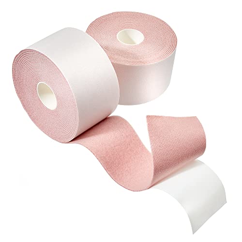 Moleskin For Feet & Blisters - Blister Tape Prevention - Durable Moleskin (2-Pack), 2 Adhesive Rolls; 100% Cotton, 2" By 15' #TOP1