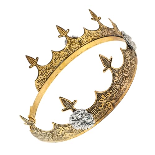 NOLITOY de Príncipe para Hombre Estilo Europeo Vintage Accesorio Ligero de Aleación para Cumpleaños Fiesta Temática Disfraces Medievales y Bodas